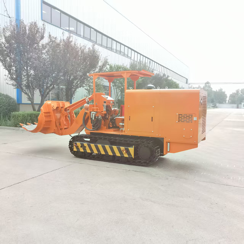 Máy xúc đá đổ nghiêng 180