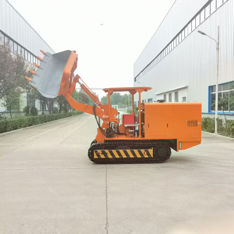 Cargador de rocas de descarga lateral 100