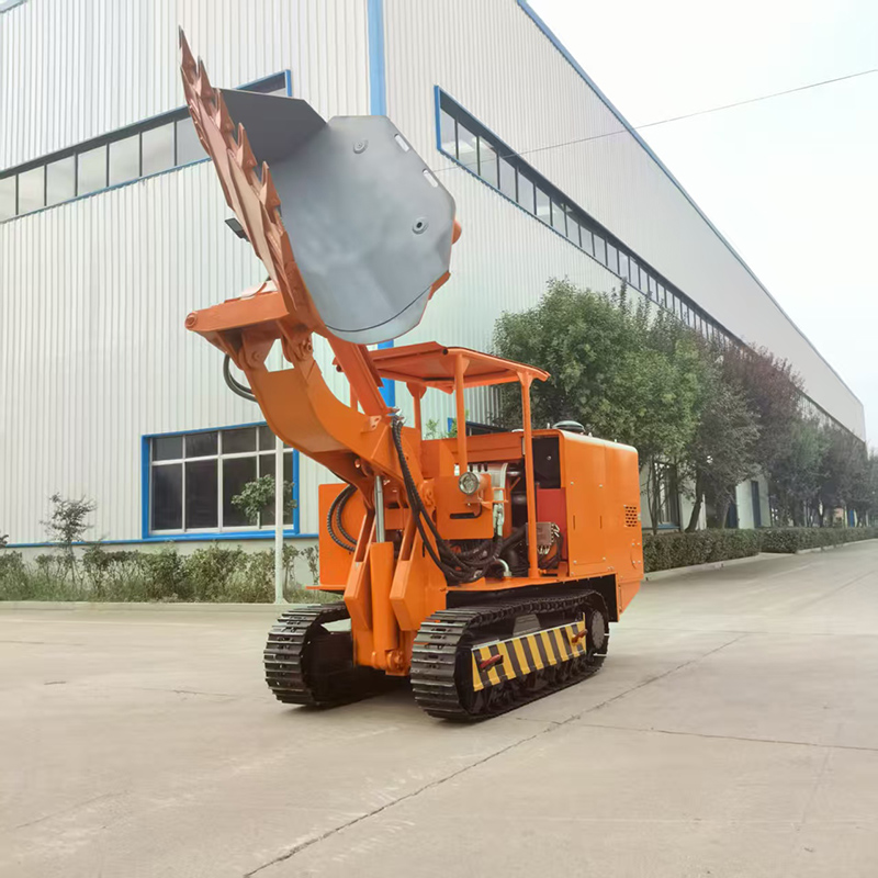 Cargador de rocas de descarga lateral duradero