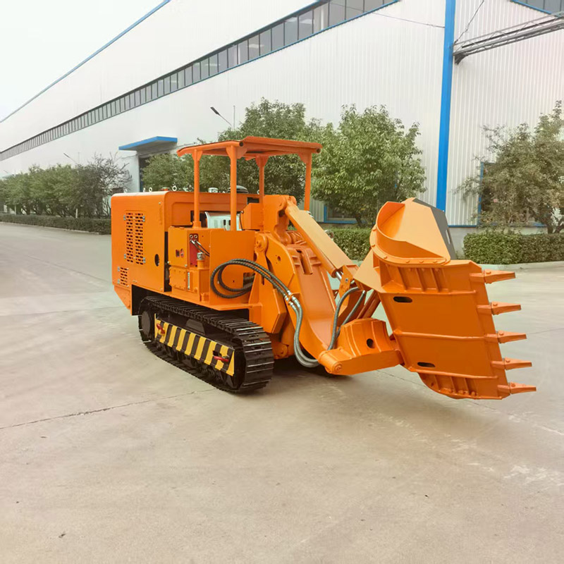 Entladevorrichtung für Gestein an der Abbauseite