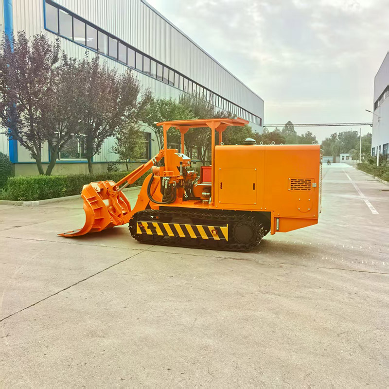 Cargador de rocas de descarga lateral de mina de carbón