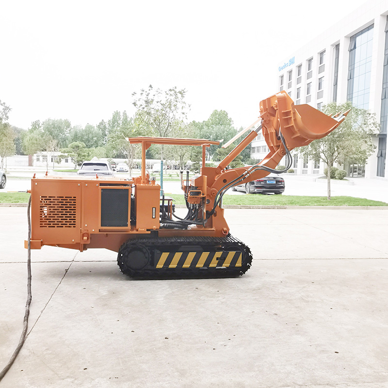 Carregador de rochas para mina de carvão