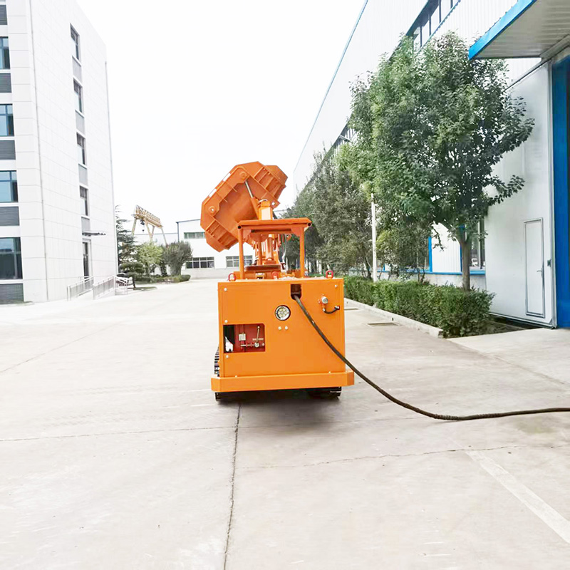 Carregador de rochas para mina de carvão