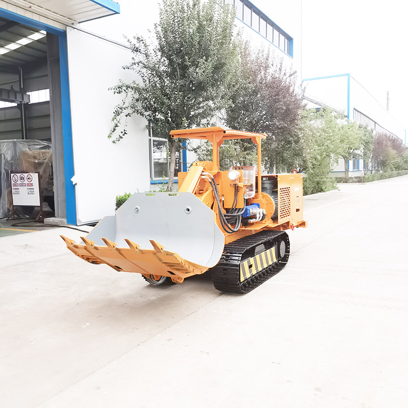 Большой боковой погрузчик камня