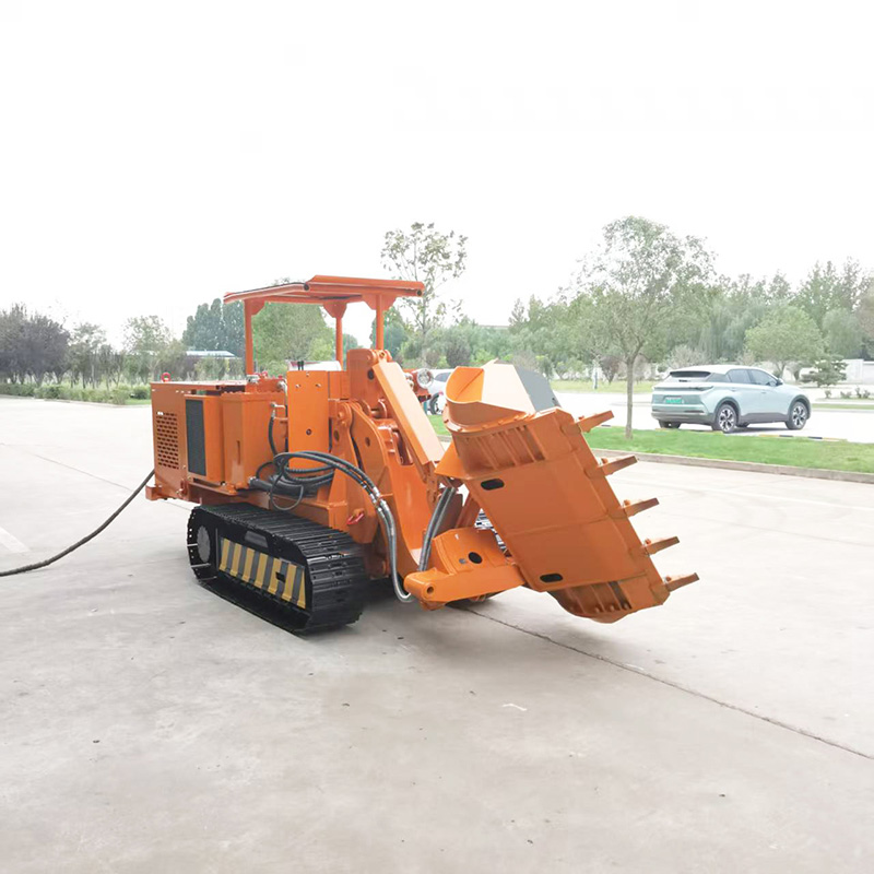 Большой боковой погрузчик камня