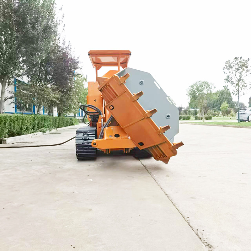 Большой боковой погрузчик камня