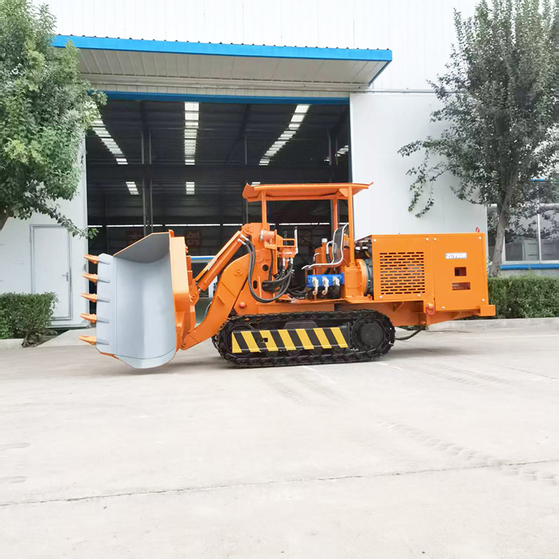 Большой боковой погрузчик камня