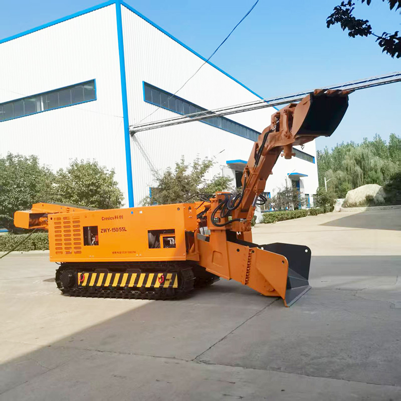 Большой уклонный тоннельный экскаватор