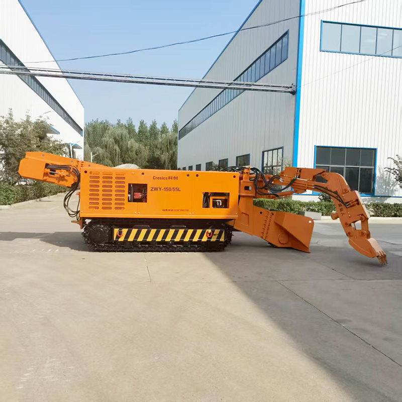 Большой уклонный тоннельный экскаватор