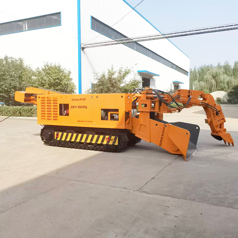 Cargadora de eje inclinado