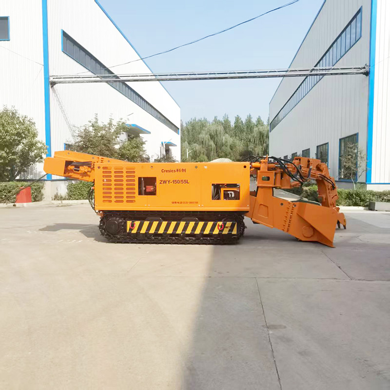 Carregadora de entulho para túneis pequenos