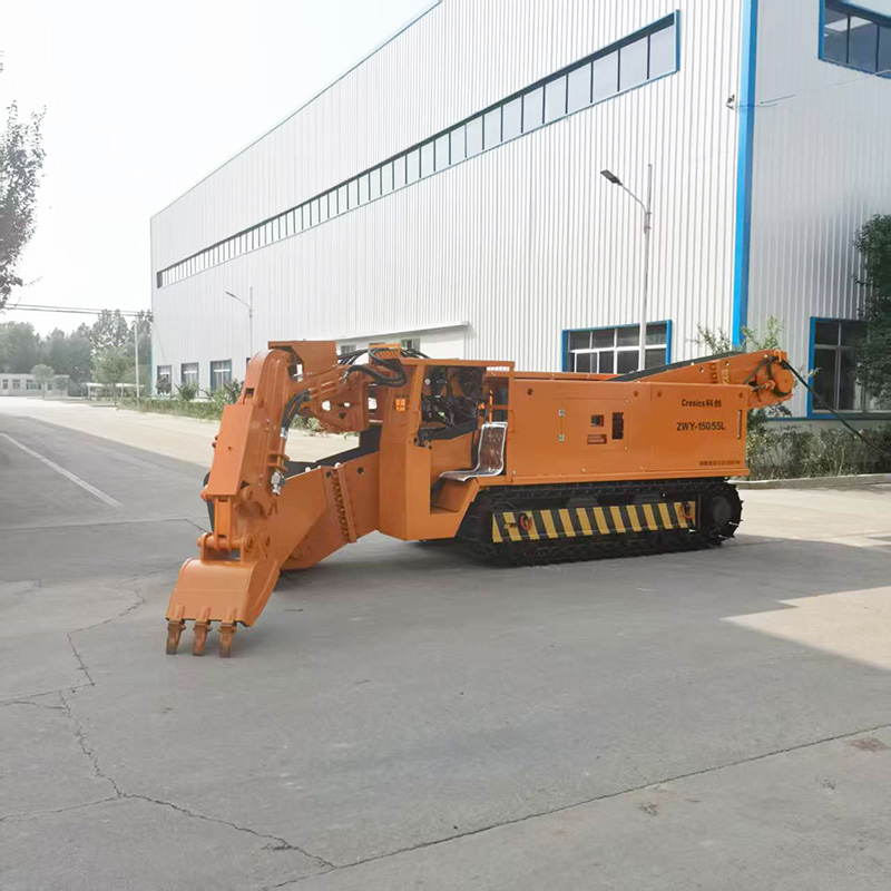 Большой уклонный тоннельный экскаватор