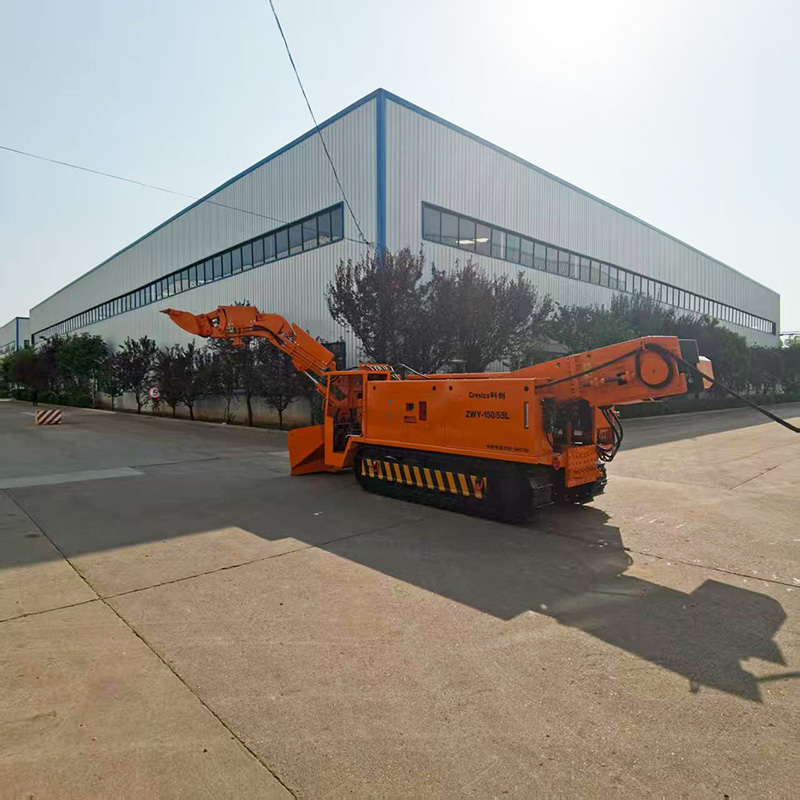 Скребковый конвейер для выемки породы