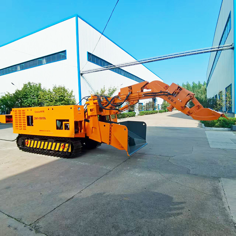 Большой уклонный тоннельный экскаватор