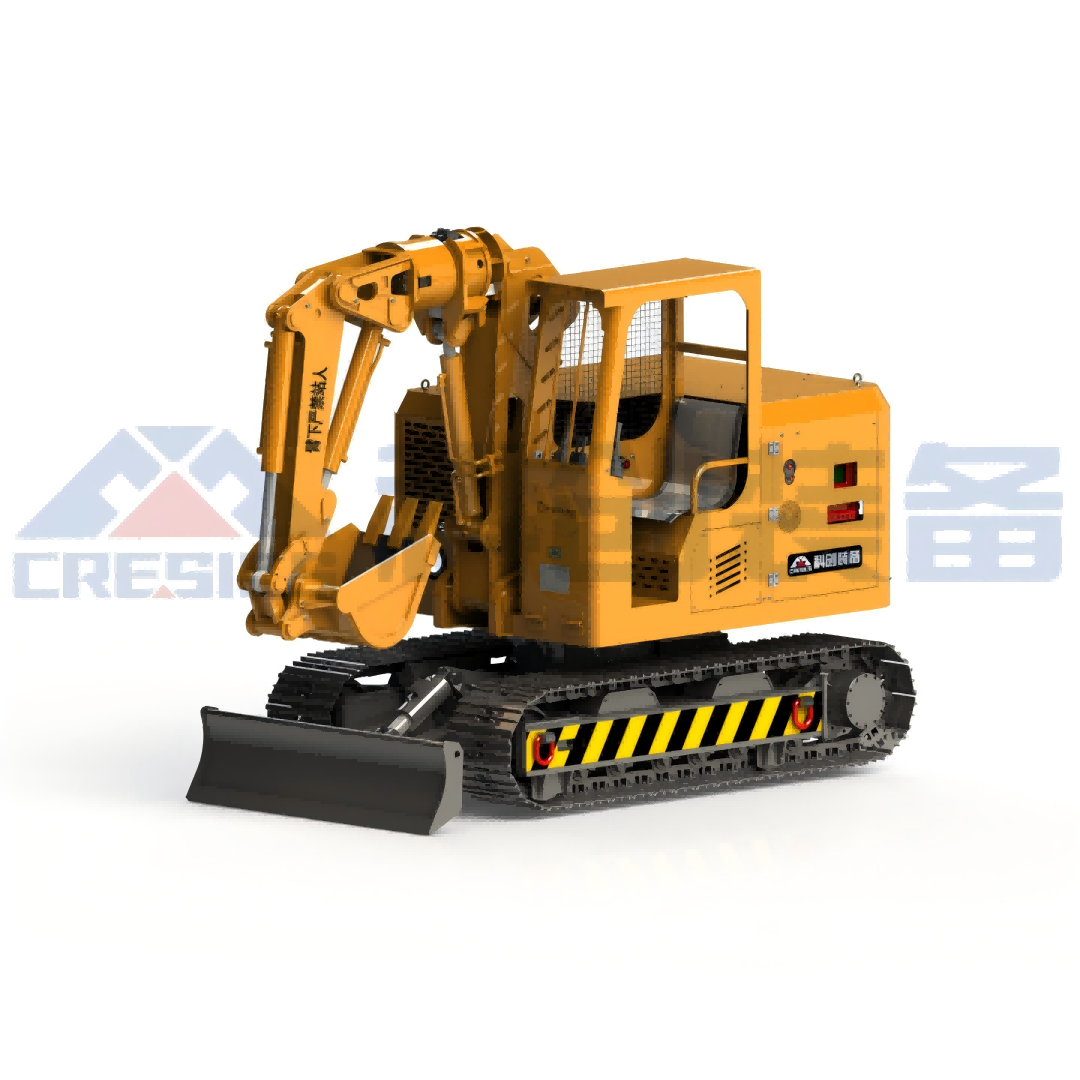 Дизельный горнодобывающий экскаватор