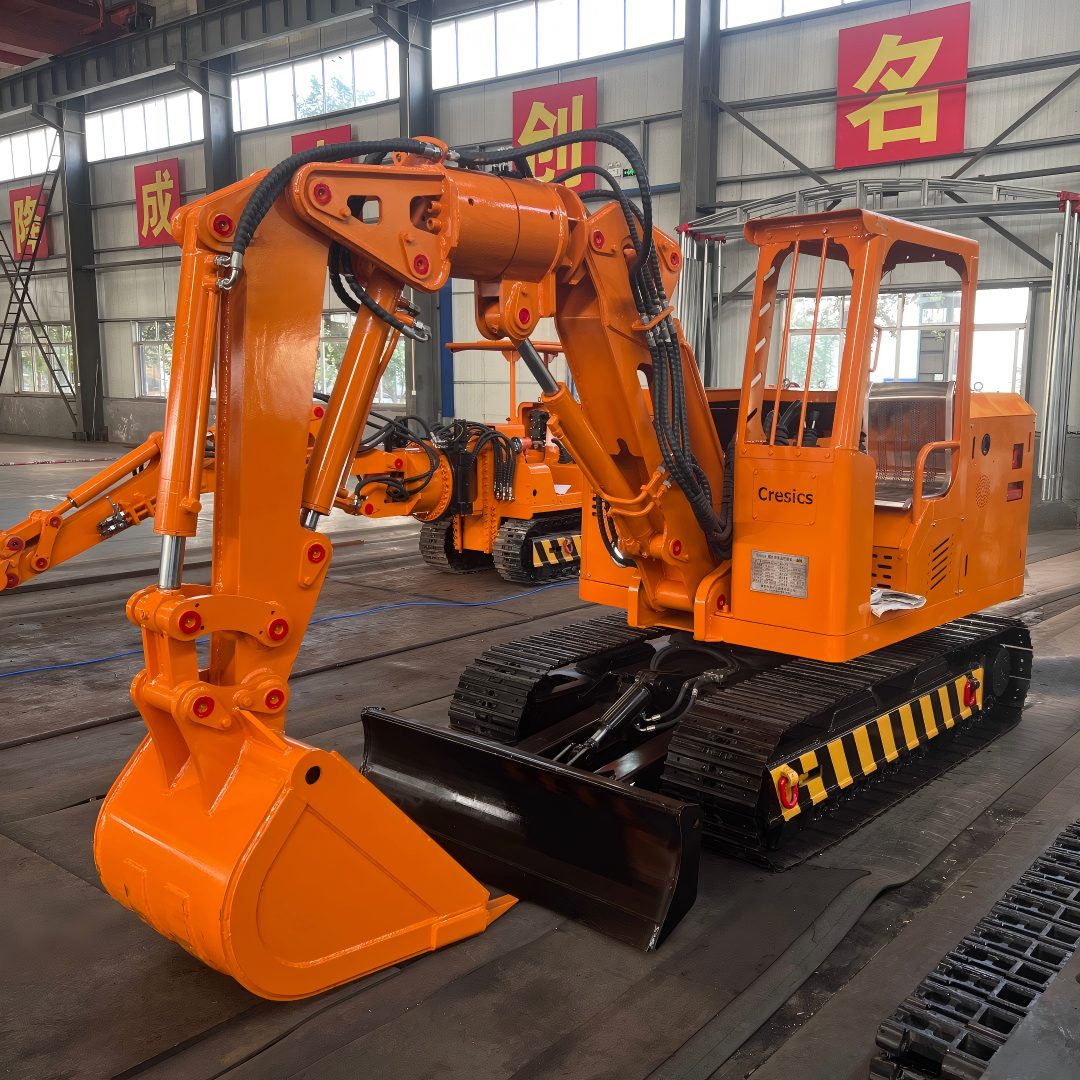 Дизельный горнодобывающий экскаватор