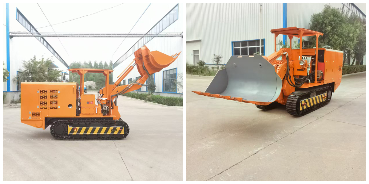 Máy xúc đá đổ nghiêng 180