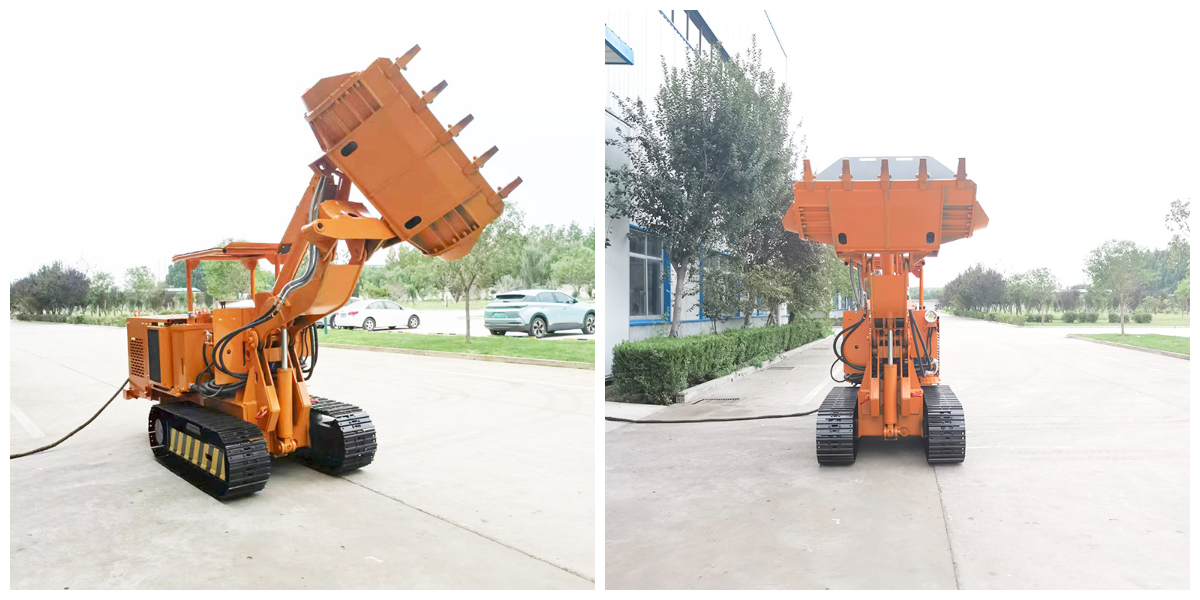 Carregador de rochas basculante lateral personalizado