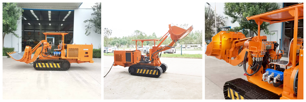 Carregador de rochas basculante lateral personalizado