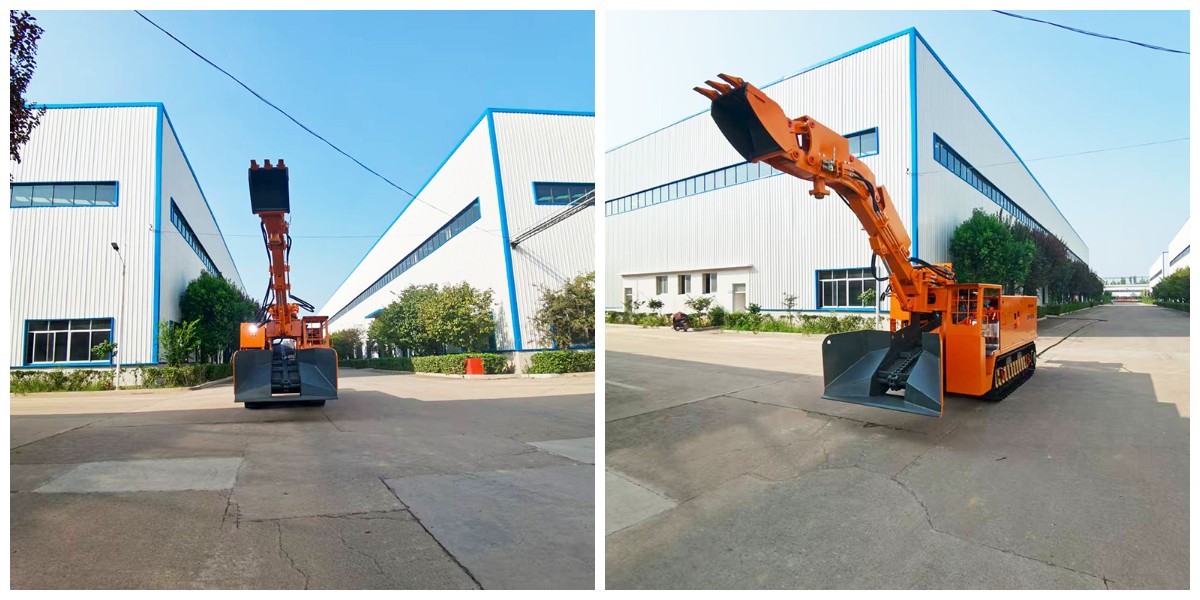 Carregadora multifuncional para escavação. jpg