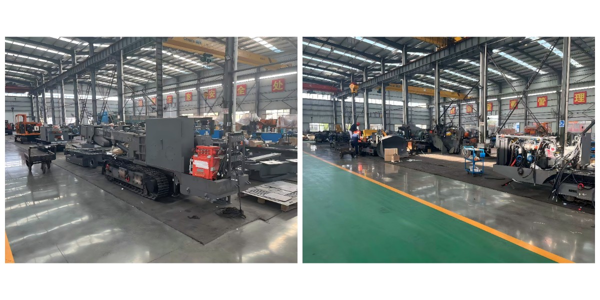 Carregador de rochas com descarga lateral