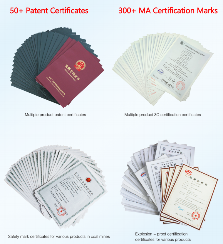 Seitlicher Gesteinslader für die Entladung im Bohrloch