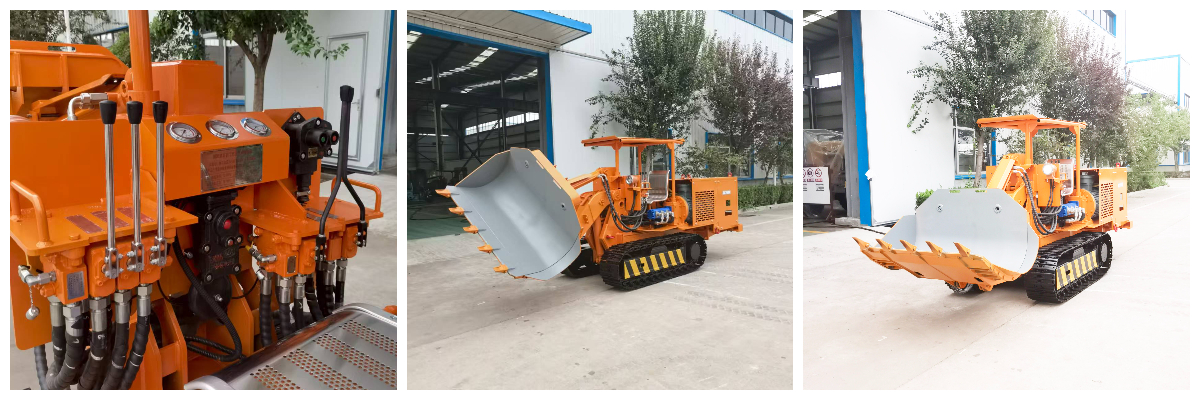 ملحقات رافعة الصخور ذات التفريغ الجانبي