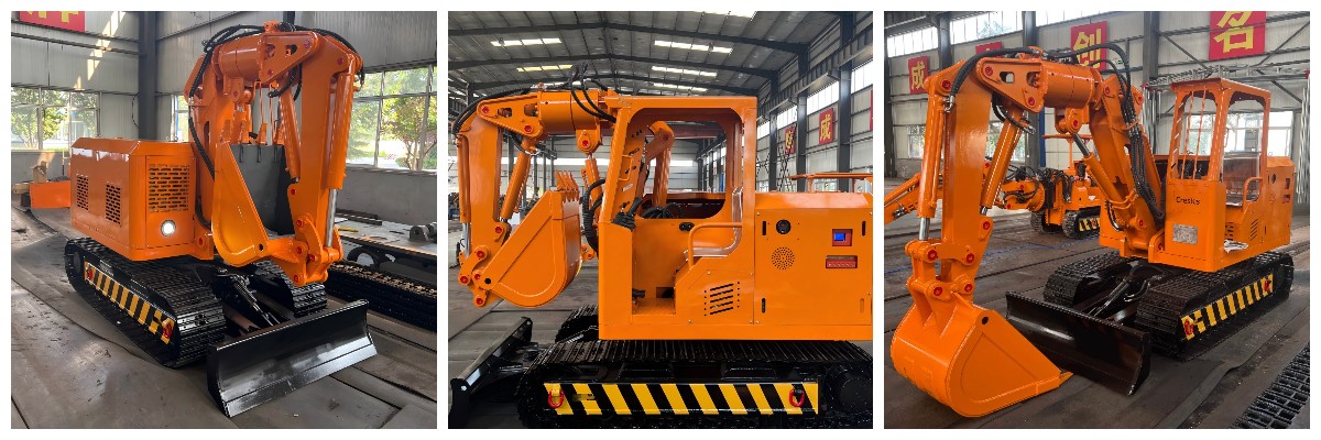 Дизельный горнодобывающий экскаватор