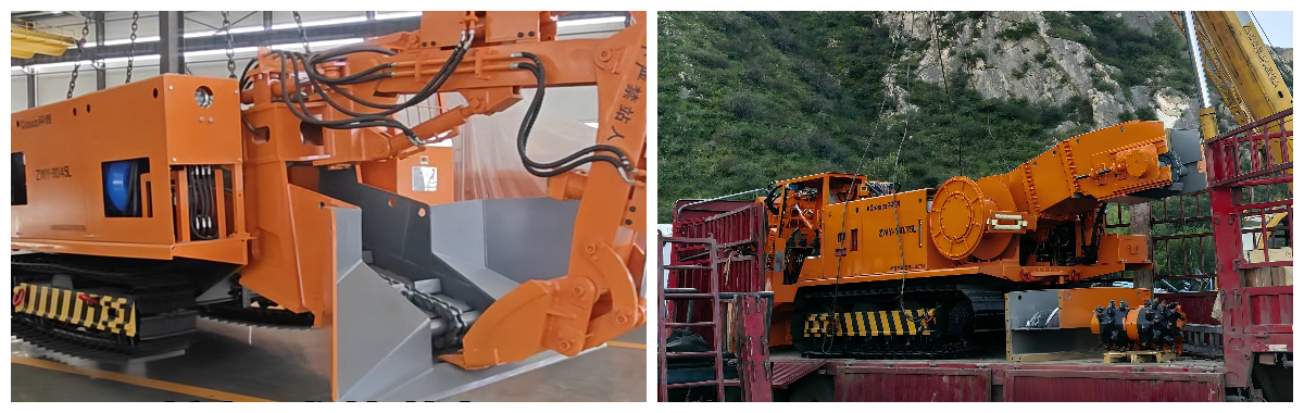 Экскаватор-погрузчик для угольной шахты